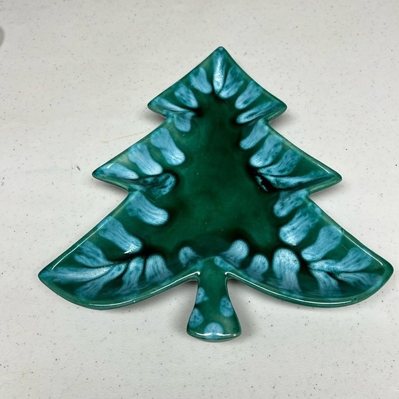 Ceramic Christmas Tree Plate - Picture 2 of 6